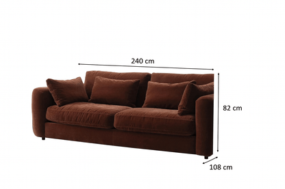 Terrona Rust XL Sofa