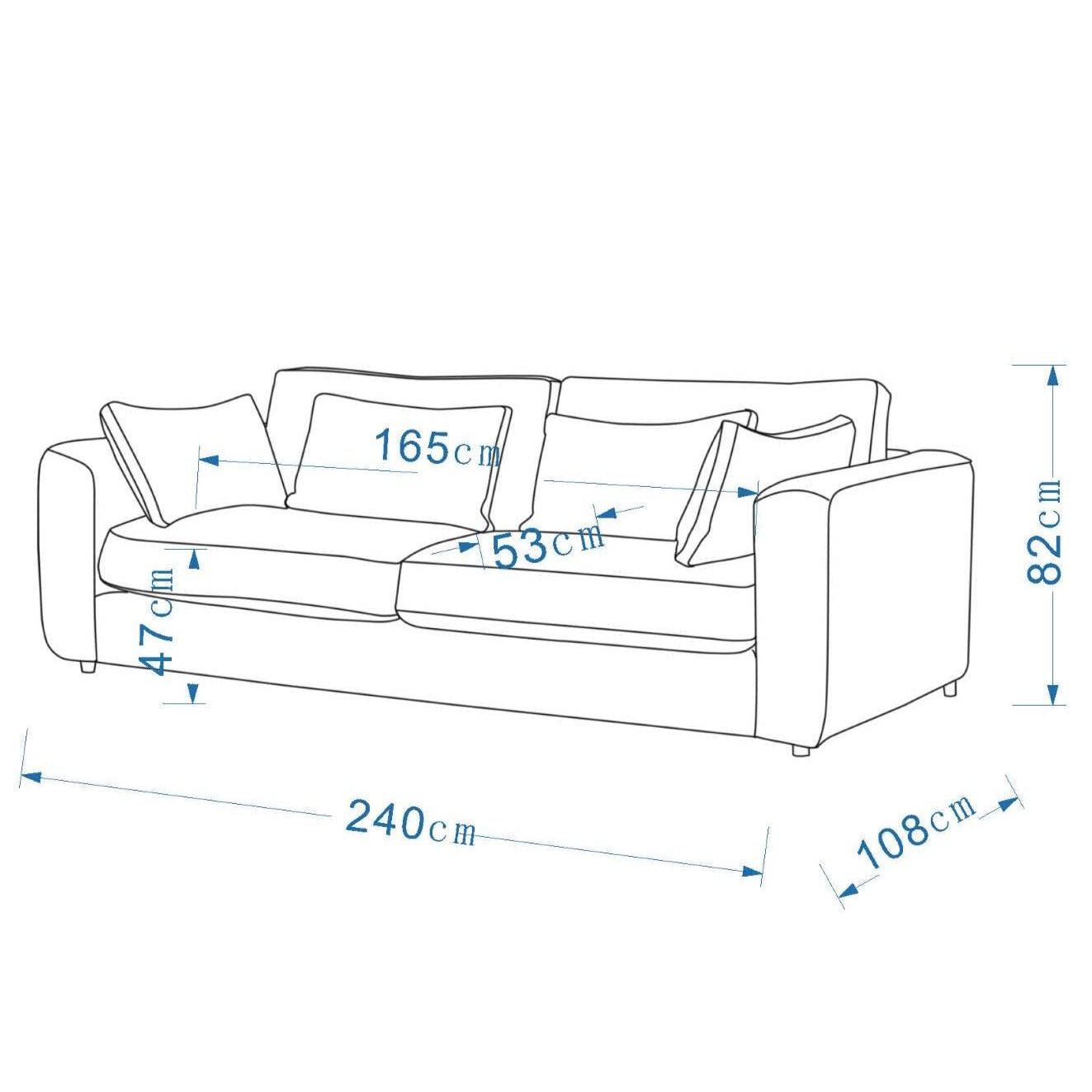 Terrona Rust XL Sofa