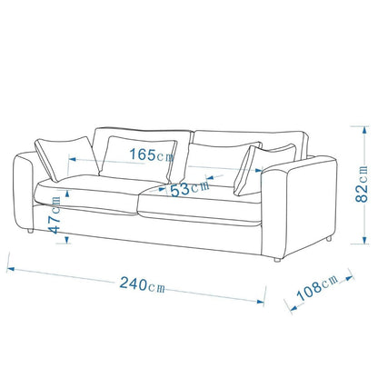 Terrona Rust XL Sofa