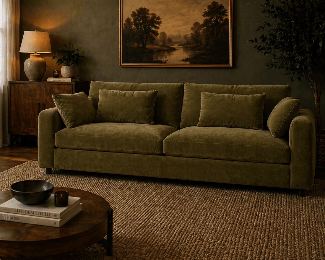 Terrona Rust Sofa 280cm