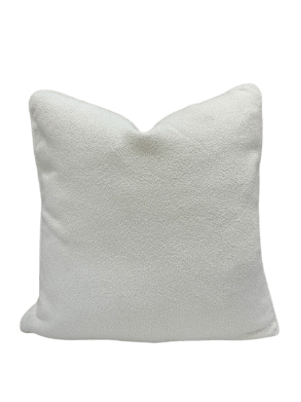 Textured White Cushion