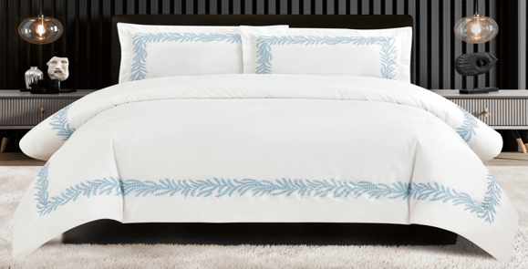 TH-E2004 Kyle Q Comforter Sets (3 PCS)