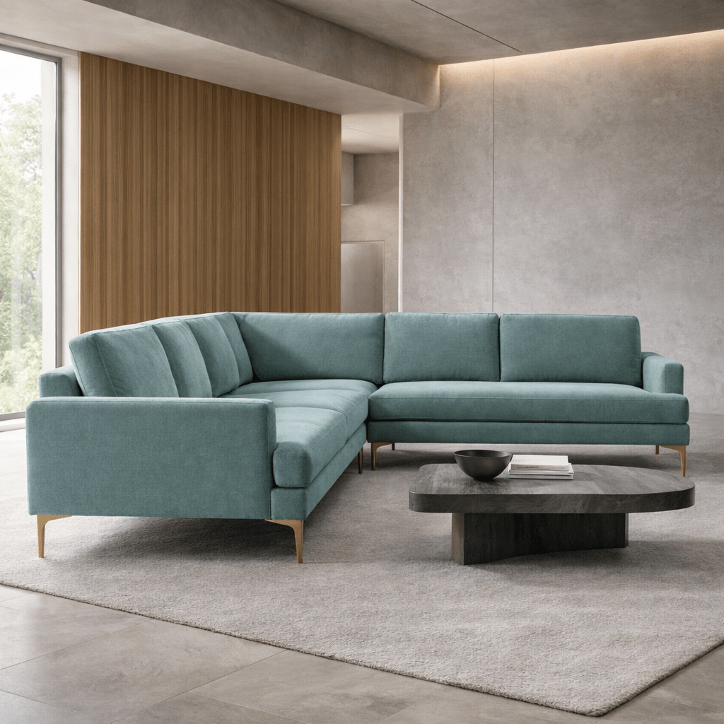 The Grey &amp; Gold Sectional