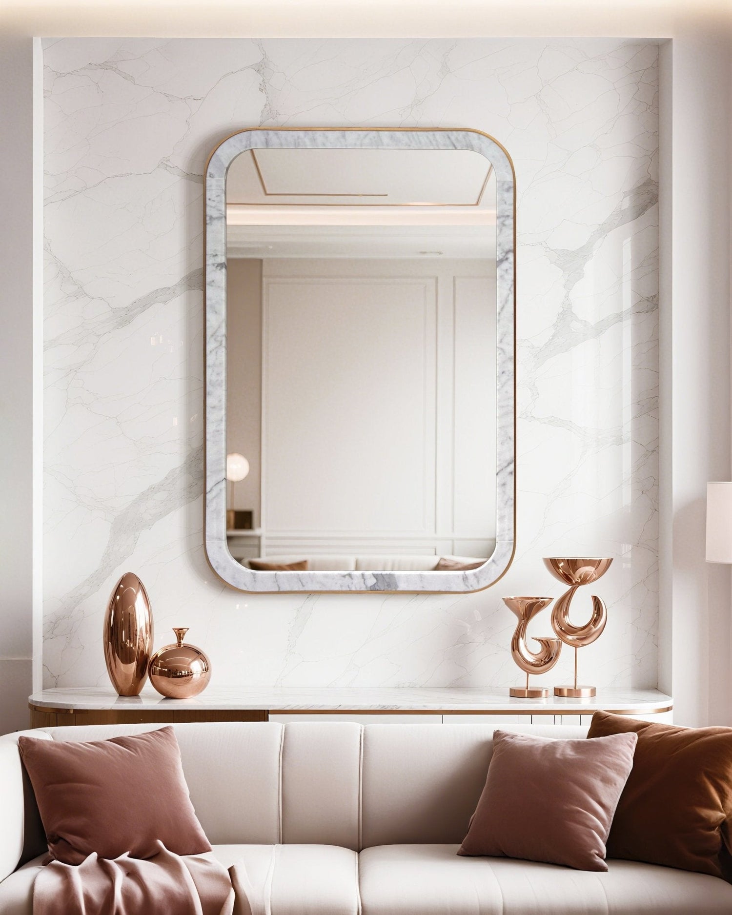 The Milanetti Marble Mirror