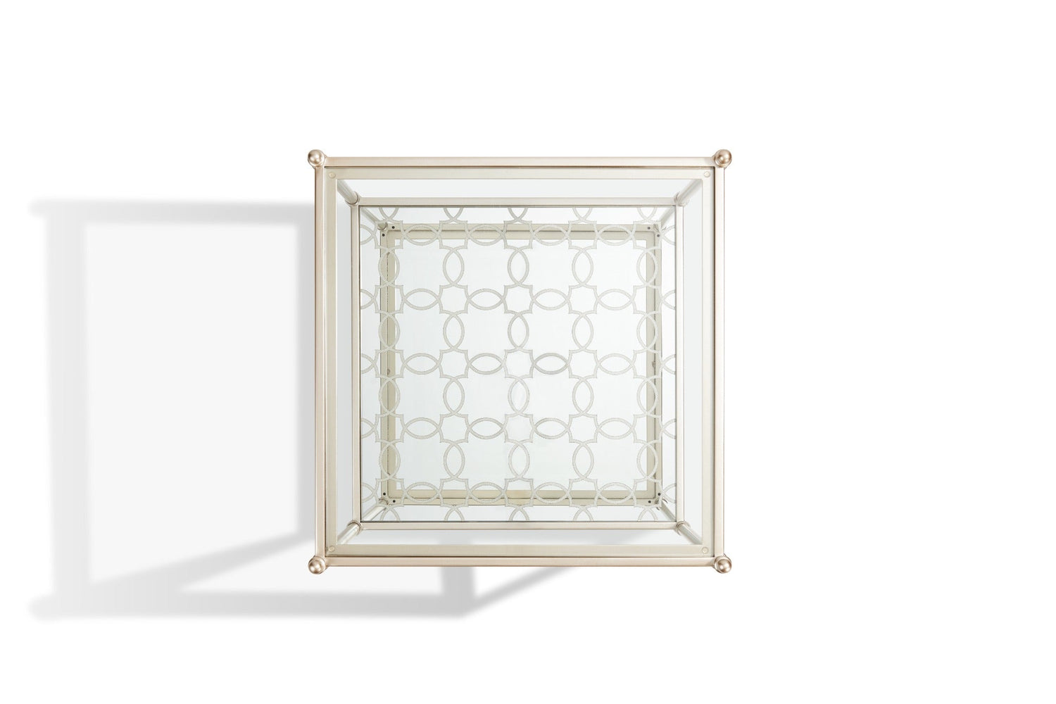 The Silver Vista Retanglar Side Table