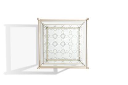 The Silver Vista Retanglar Side Table