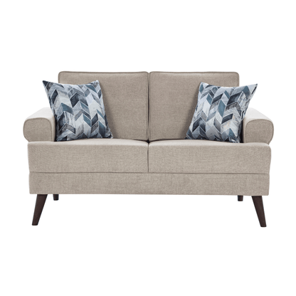 Thompson Sequin Grey Loveseat