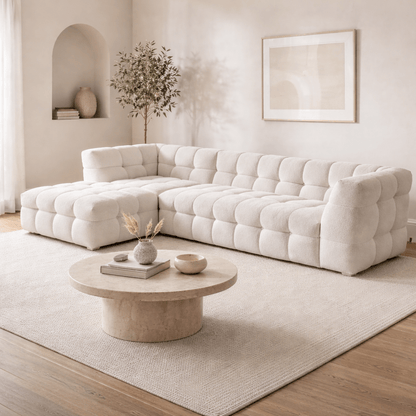 Timeless Classic Cream Sectional W305
