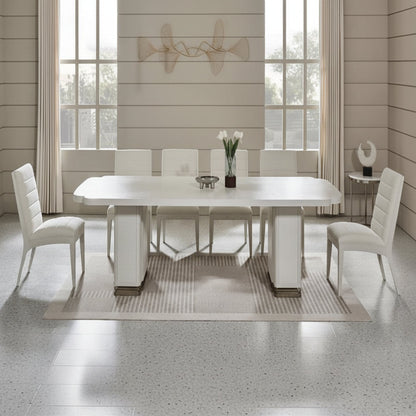Timeless Tranquility White Dining Table