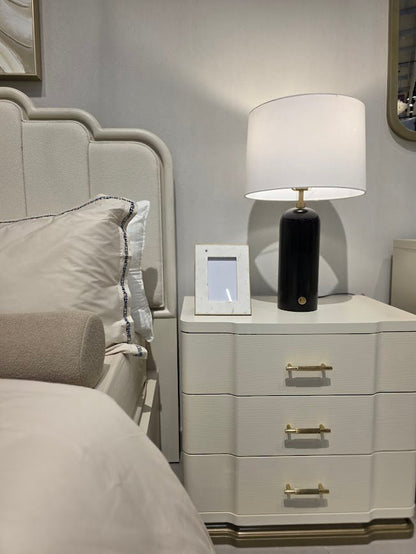 Timeless Tranquility White Bed