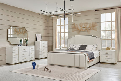 Timeless Tranquility White Night Stand Table