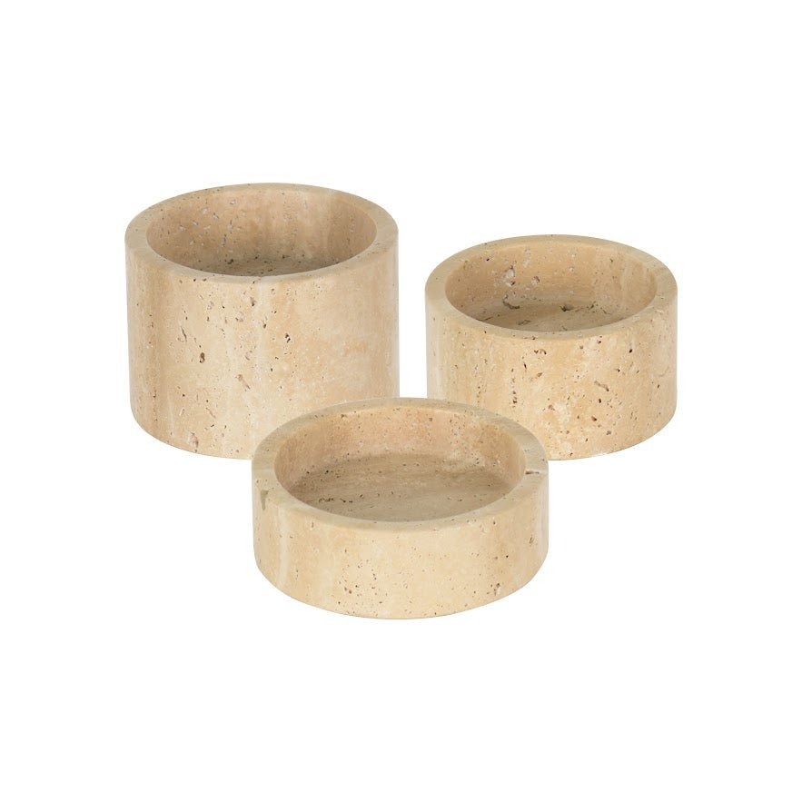 Travertine Marble Bowl Large