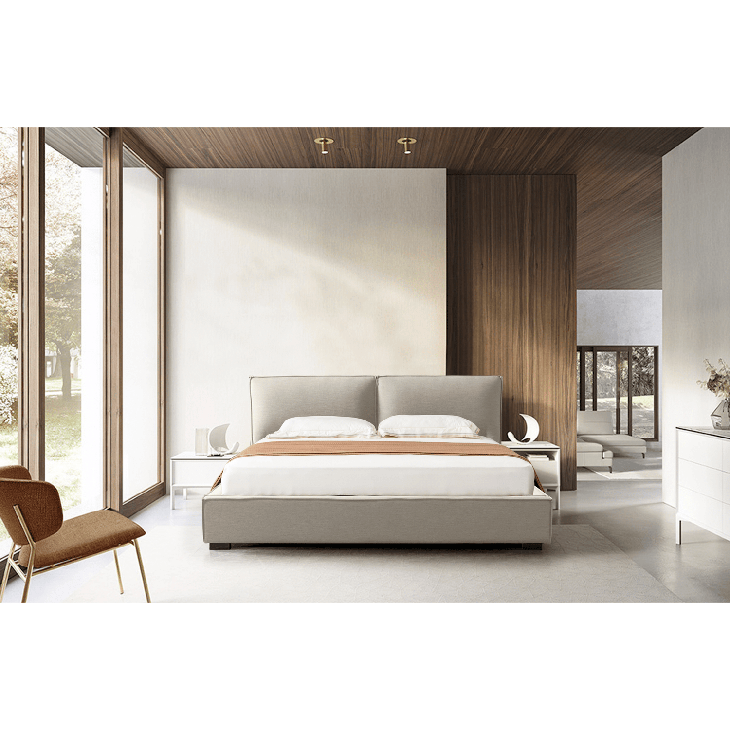 Starlit Sleeper Grey King Bed x W196