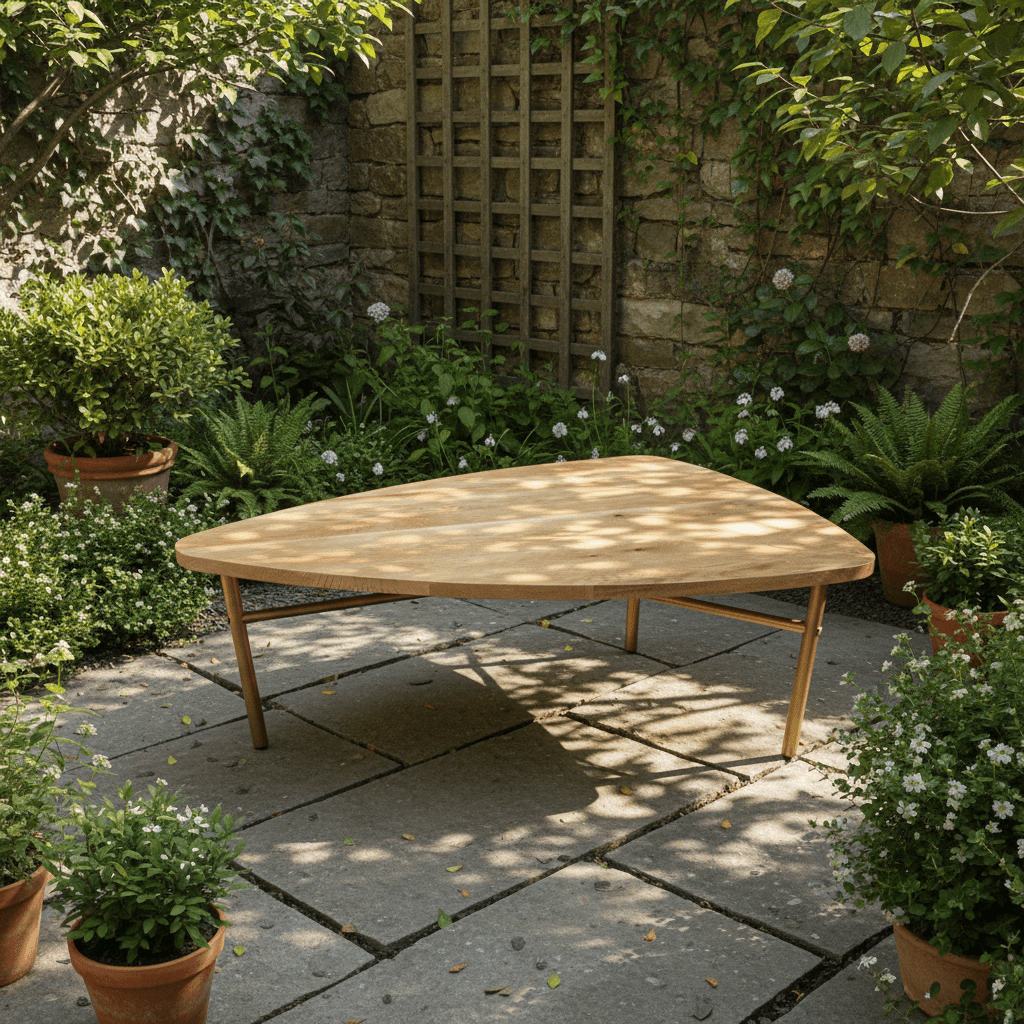 Twin Natrual Brushed Coffee Table