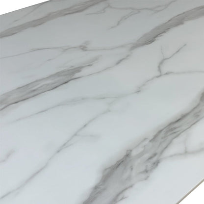 Twirl White Marble Dining Table 240 CM + S250 Scent diffuser machine（Silver）GIFT