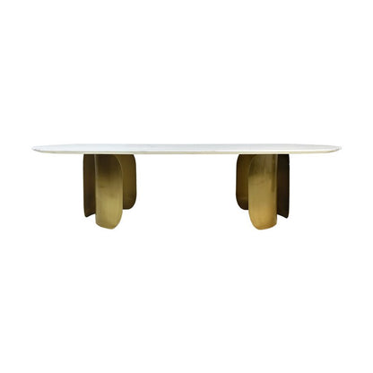 Twirl White Marble Dining Table 240 CM + S250 Scent diffuser machine（Silver）GIFT