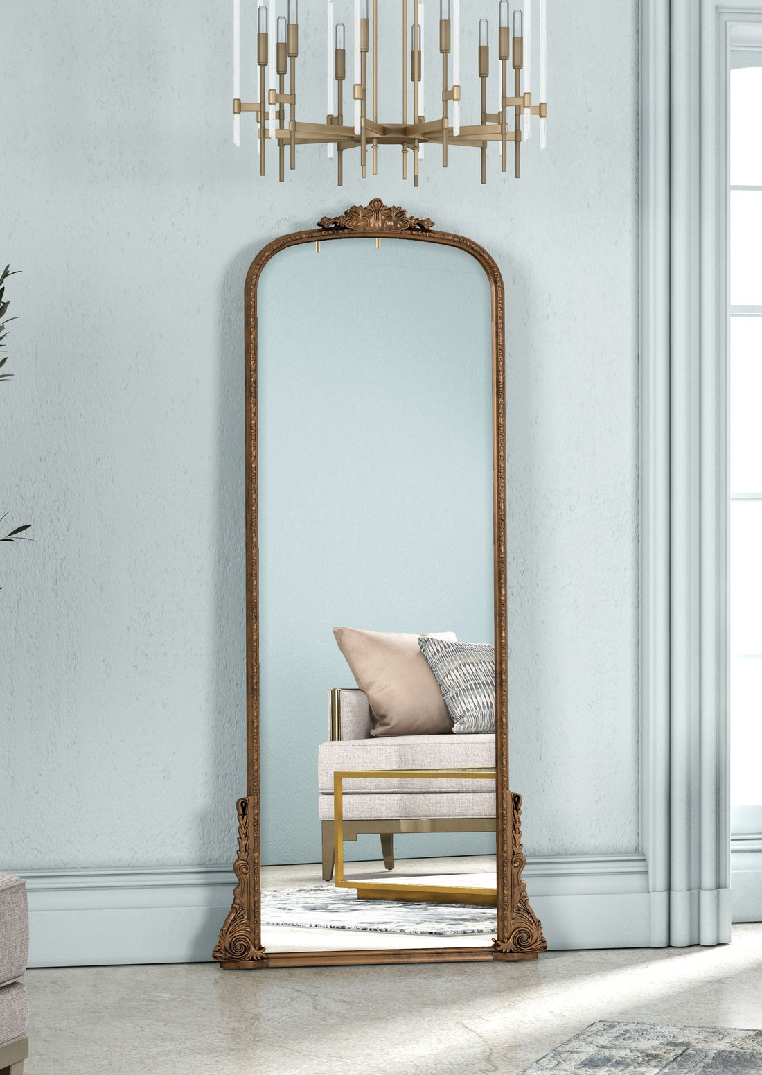 Erised 39&quot; Silver Mirror