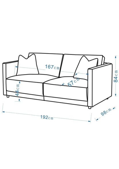 Velano Velvet Green Loveseat