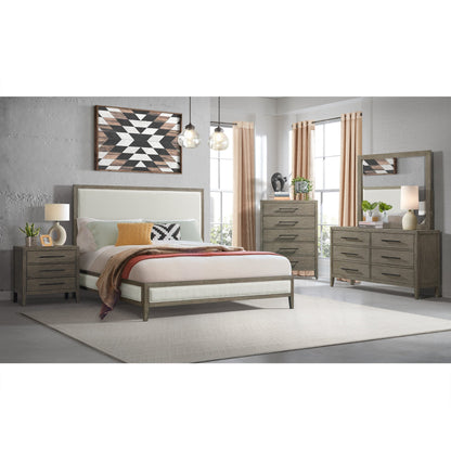 Versailles Contemporary 6-Drawer Dresser &amp; Mirror