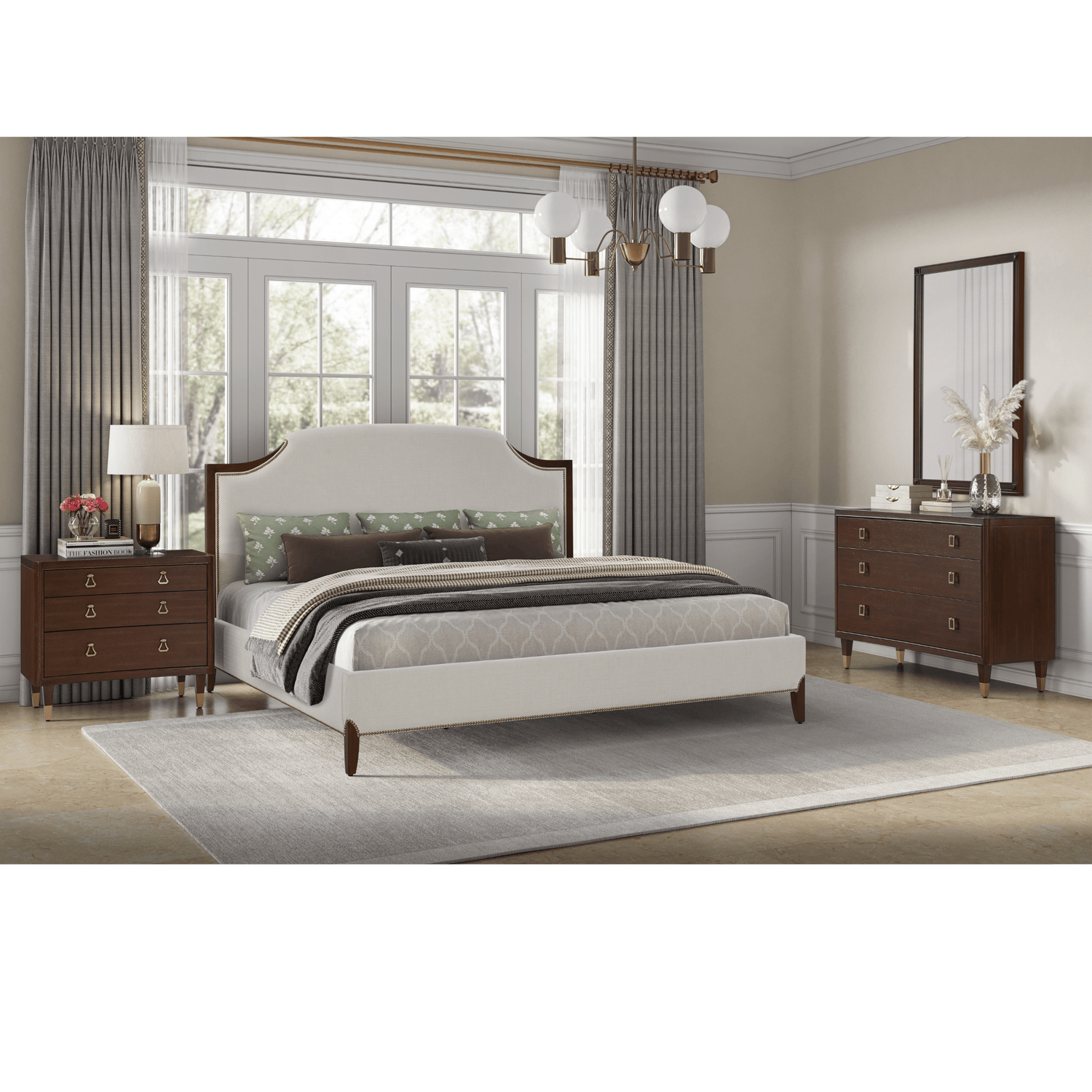 Victorian Dreams Beige Bed