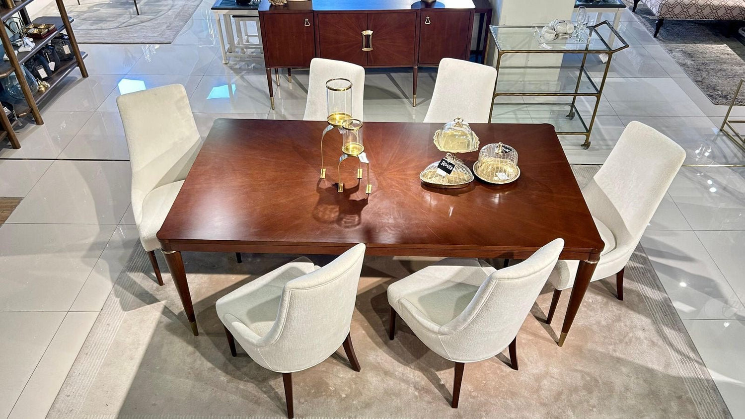 Victorian Dreams Brown Dining Table