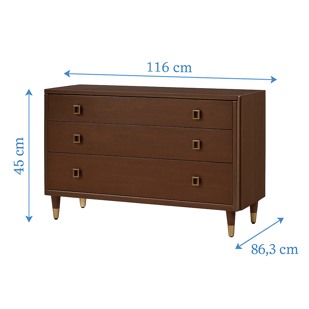 Victorian Dreams Brown Dresser