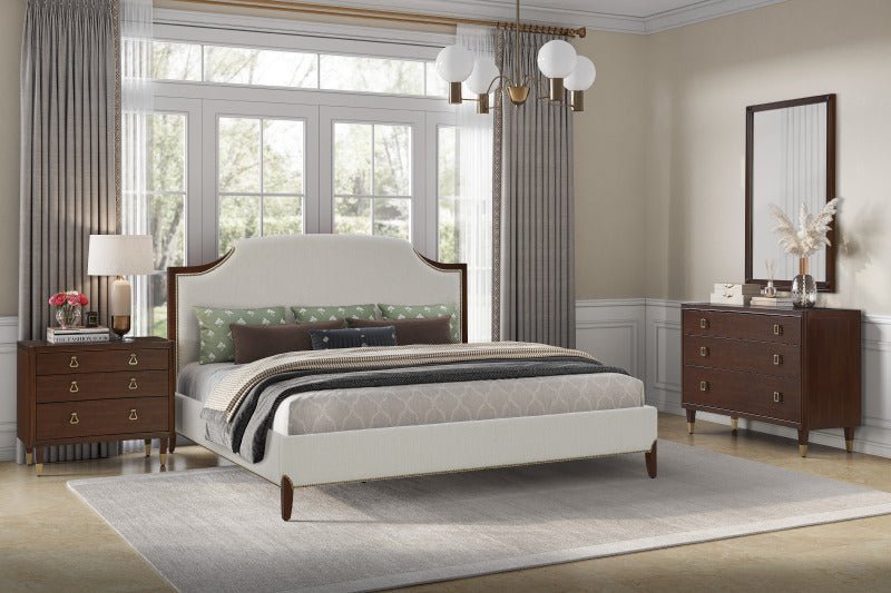 Victorian Dreams Brown Nightstand