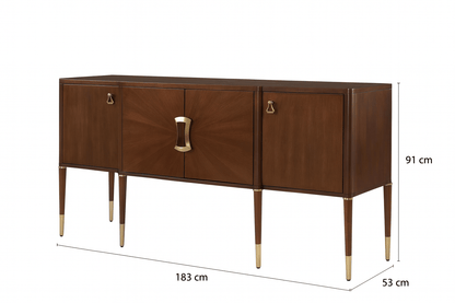 Victorian Dreams Brown Sideboard