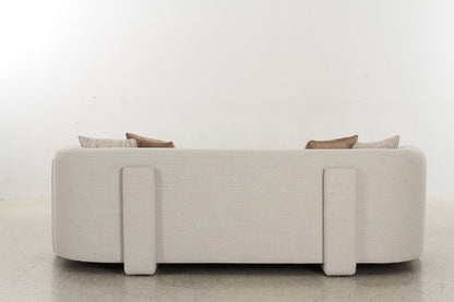 Vienna White 4 Seater Sofa