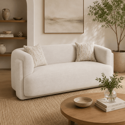 Vienna White Loveseat