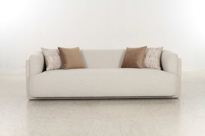 Vienna White Sofa set with Free Rug