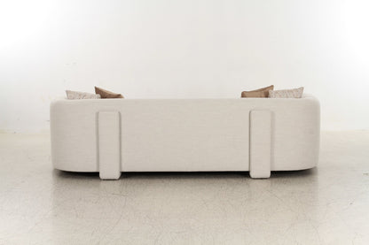 Vienna White Sofa set with Free Rug