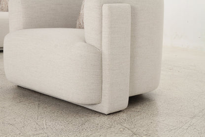 Vienna White Sofa set with Free Rug