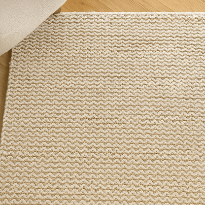 Vintage Moroccan Beni  Rug in Cream