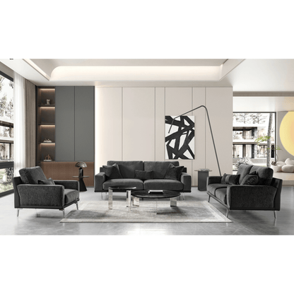 Whisper Soft Black Chair W93