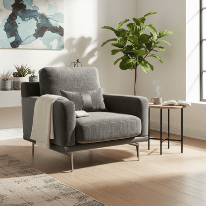 Whisper Soft Black Chair W93