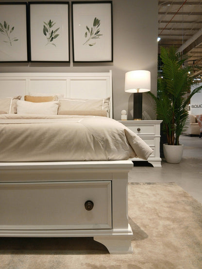 White Harmonious Haven King Bed