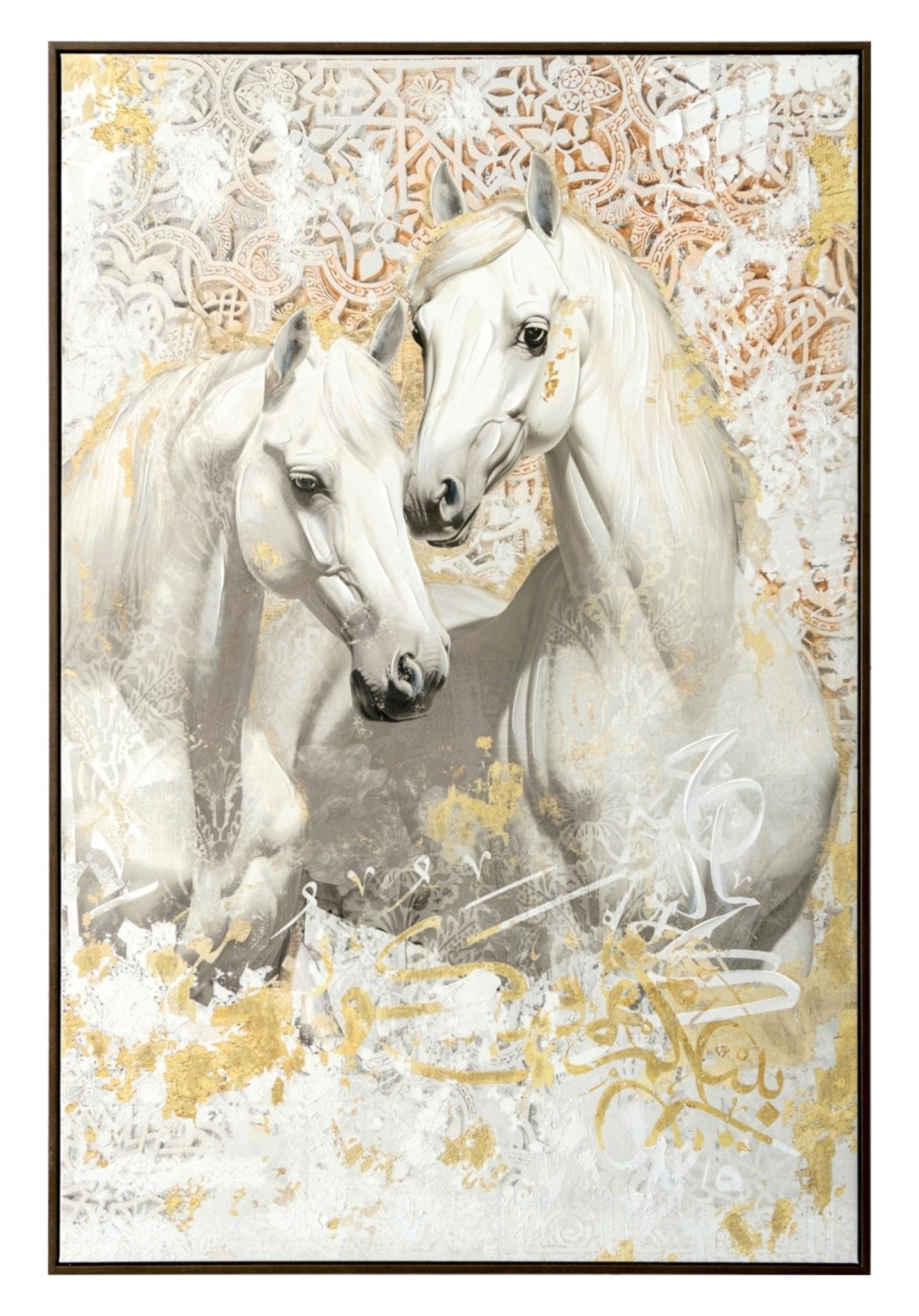 White Horses Portrait