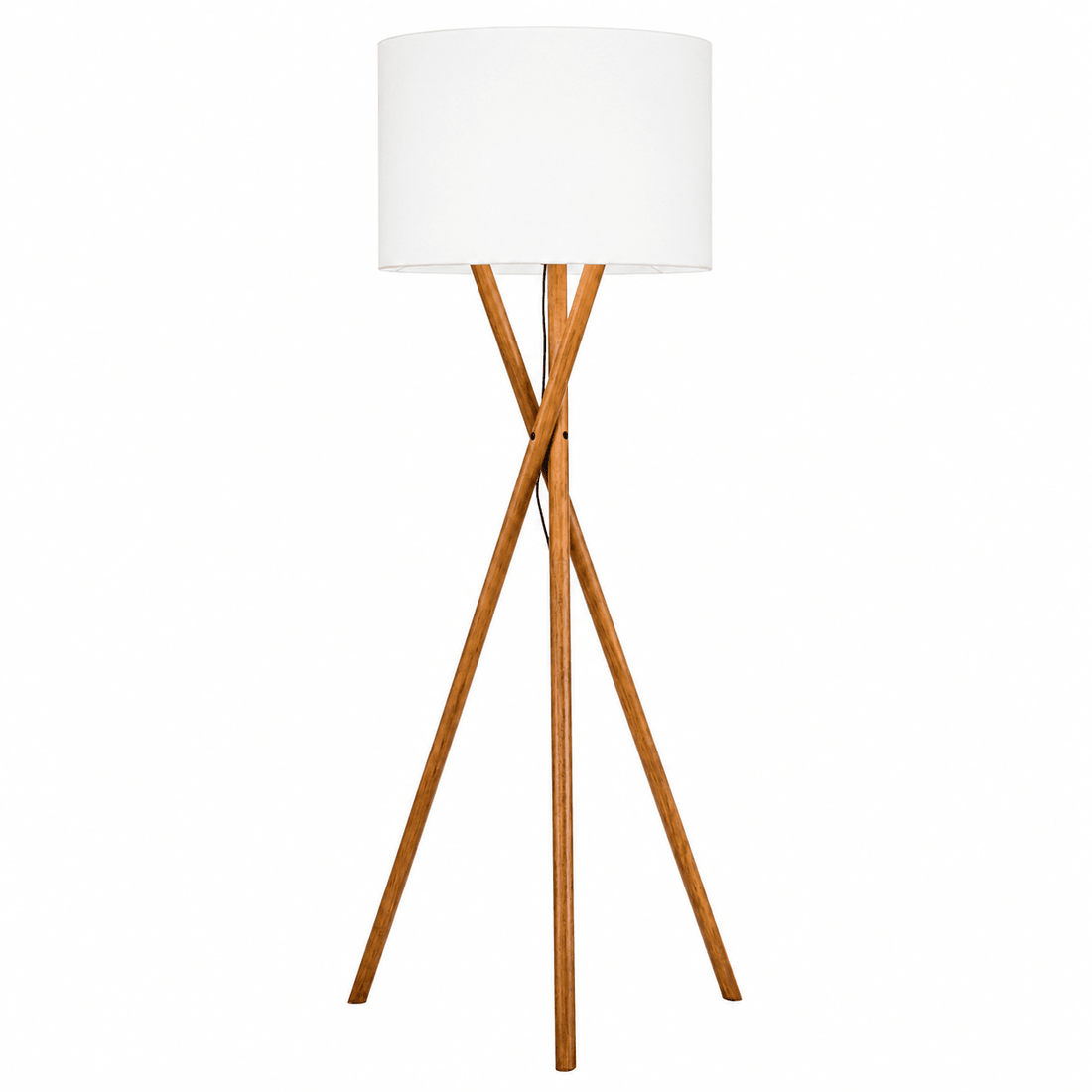 WOODEN TRIPOD FLOOR LAMPS