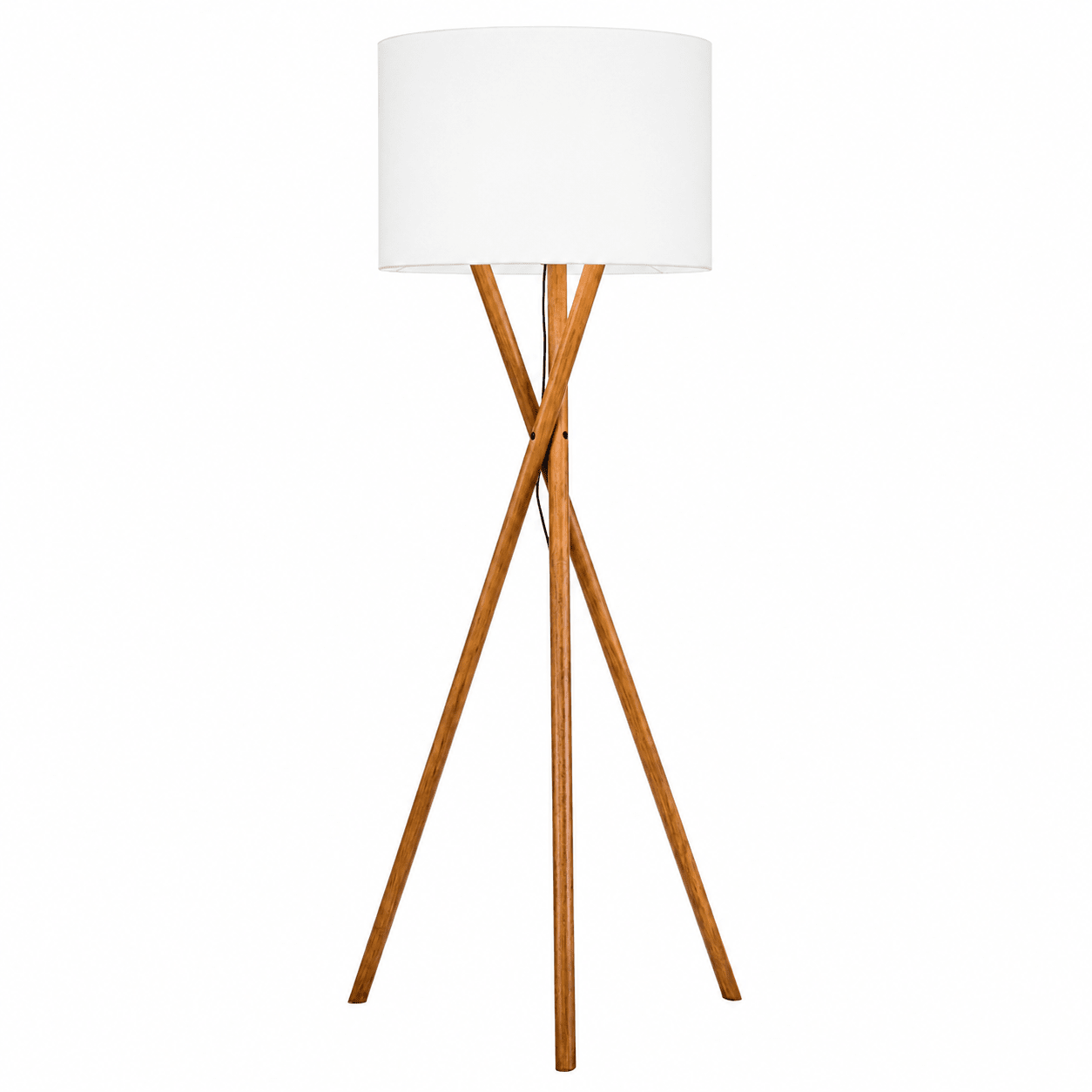 WOODEN TRIPOD FLOOR LAMPS