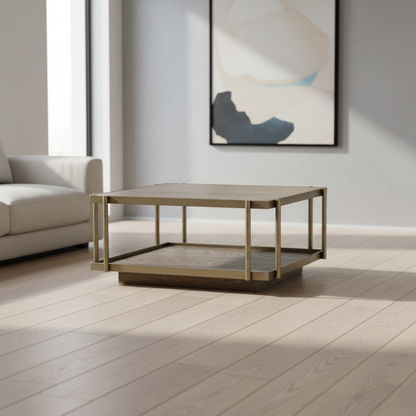 Woody Copper Coffee Table